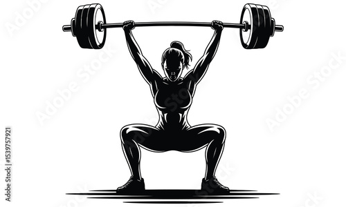 man lifting weights