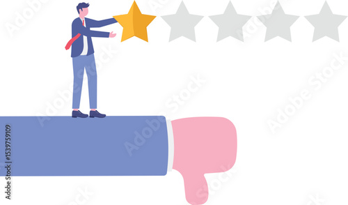 Negative feedback, bad review or one star customer feedback, terrible or poor quality user experience,


