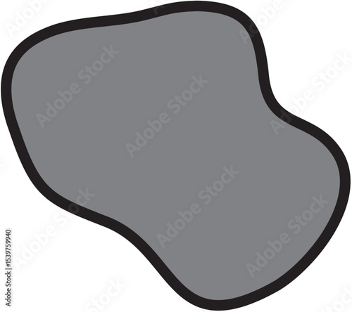 Grey Abstract Shape