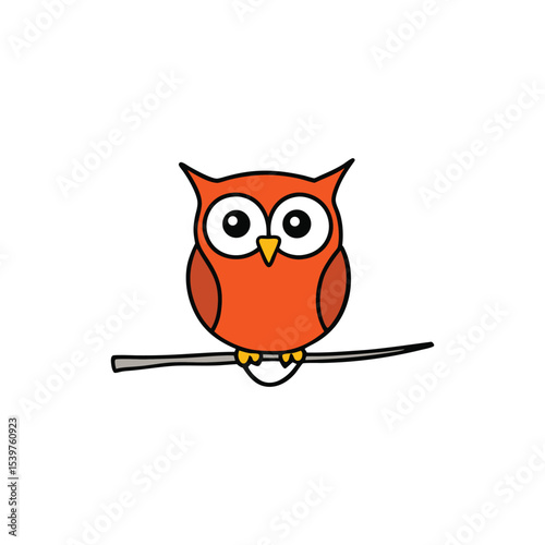 owl sitting on a branch
