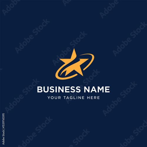 abstract galaxy star logo icon