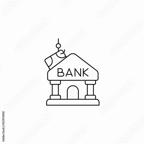 banking phising icon sign vector