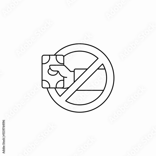 cash payments error icon sign vector