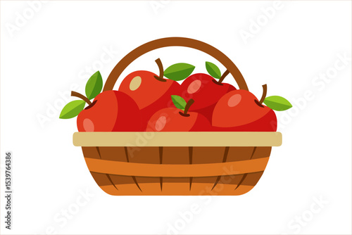 Basket full of apples