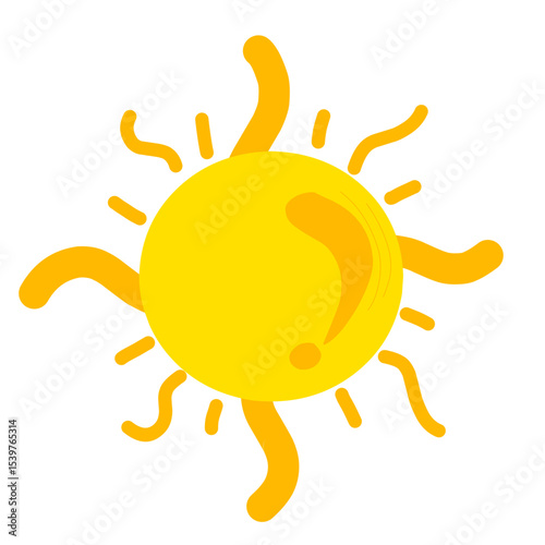 sun vector illustration