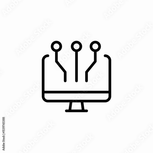 software engineering icon sign vector