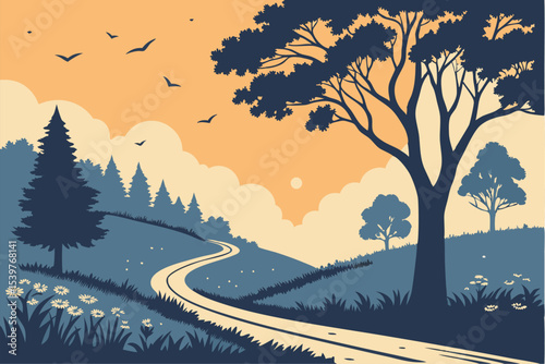 A Summer Road to Stillness