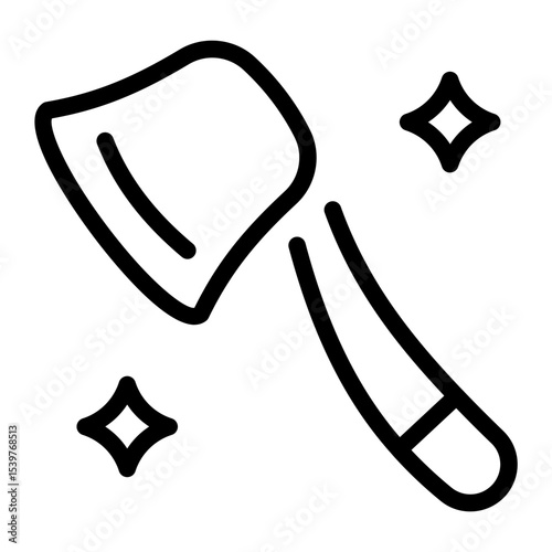 This Axe icon is suitable for Camping, Outdoor Activity, Summer Vacation, etc