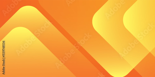 Abstract orange and yellow geometric background. Dynamic shapes composition. Cool background design for posters. Vector illustration