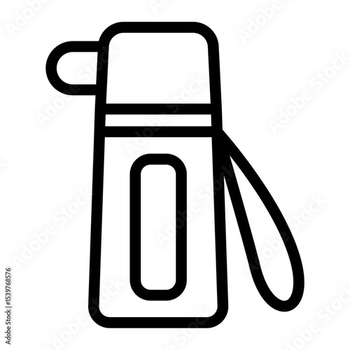 This Flask icon is suitable for Camping, Outdoor Activity, Summer Vacation, etc