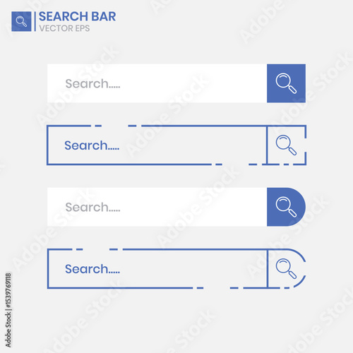cool elegant website search bar design