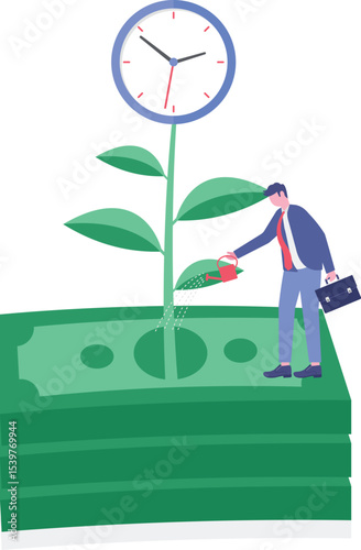 Sustainable development, economy, climate change concept. Benefits of green industry, low carbon economic,

