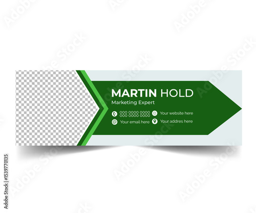 Marketing expert email signature poster