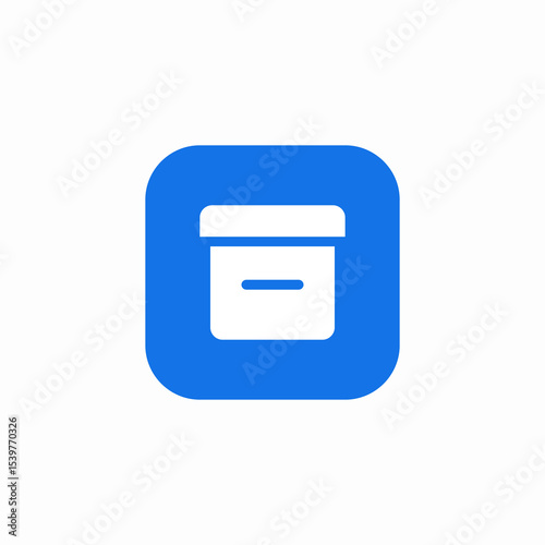 archive save icon sign vector