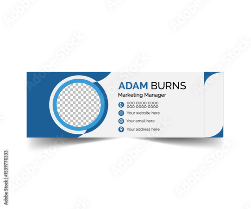 Marketing manager email signature template
