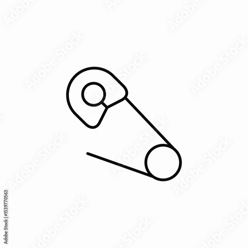 clothing pins icon sign vector