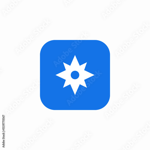 cardinal points icon sign vector