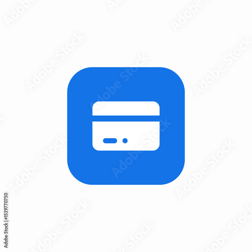 debit card icon sign vector