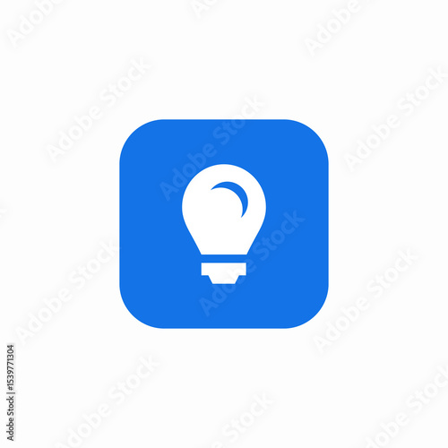 idea bulb icon sign vector