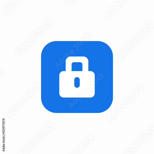 key lock pad icon sign vector