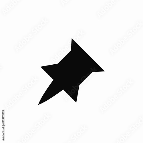 notes board pin icon sign vector