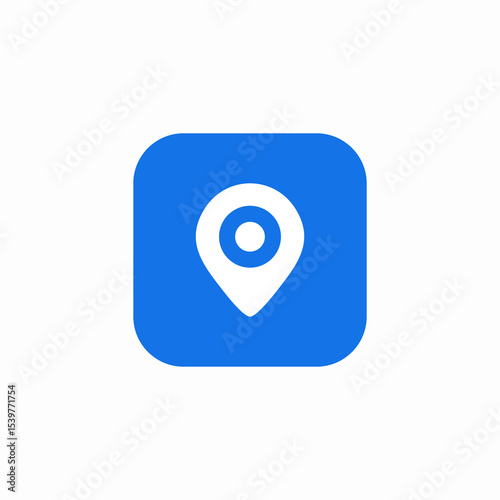pin location icon sign vector