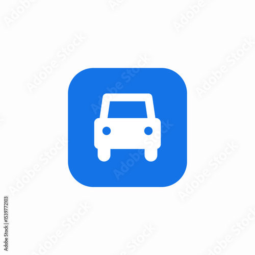 vehicle car icon sign vector