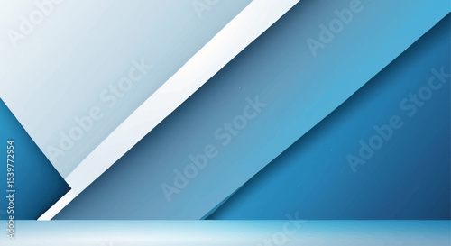 Wallpaper Mural Abstract blue background with curled paper corner design for a business card template Torontodigital.ca