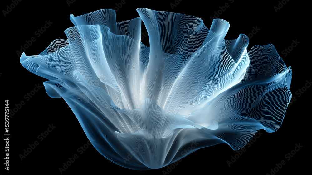 Obraz premium blue flower petals