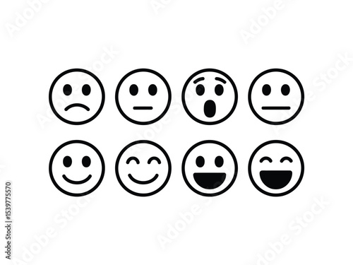 Web Collection of Black Outline imogi