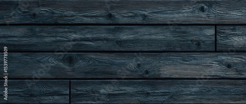Panel kuchenny z motywem Dark blue-grey horizontal wood planks, showing grain and texture