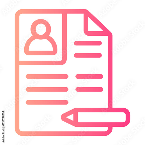 resume gradient icon