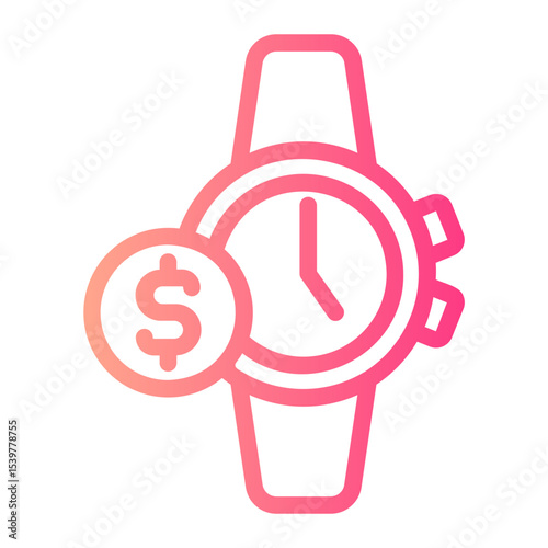 watch gradient icon