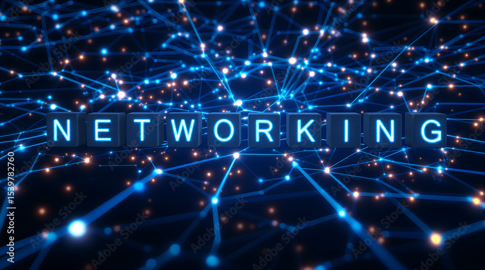 Obraz premium Abstract network graphic with 