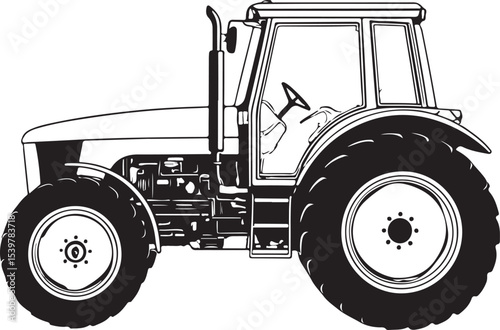 TRACTOR SILHOUETTE
