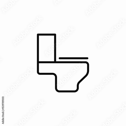 toilet restroom icon sign vector