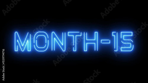  Calendar Month Animation. Calendar Date Events.