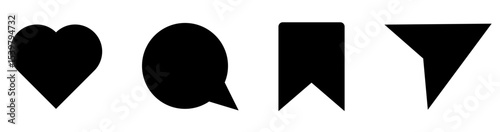 Button Set of Social Media