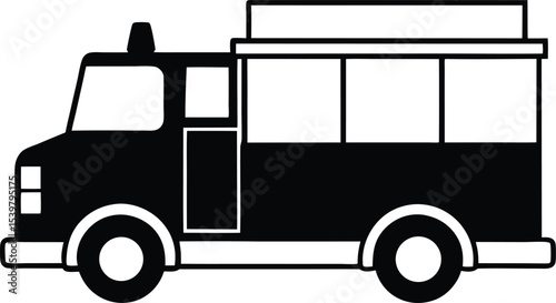 vector illustration of a bus