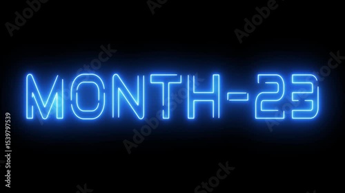  Calendar Month Animation. Calendar Date Events.