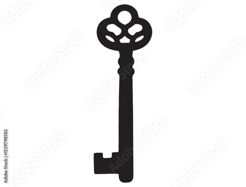 VINTAGE KEY SILHOUETTE