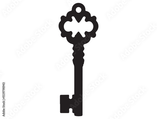 VINTAGE KEY SILHOUETTE