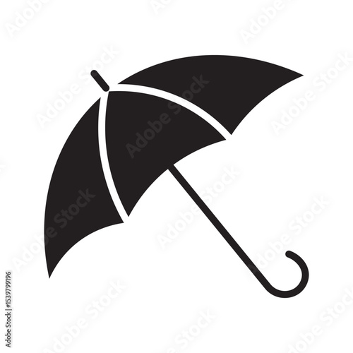 Umbrella icon on white background