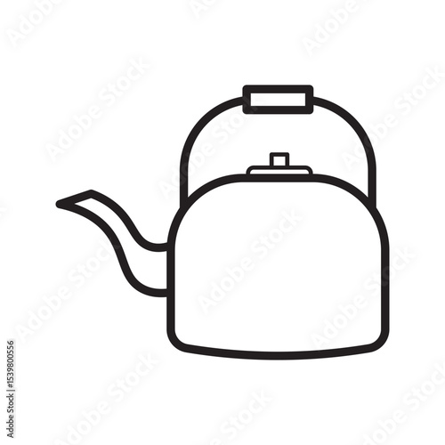 kettle icon on white background