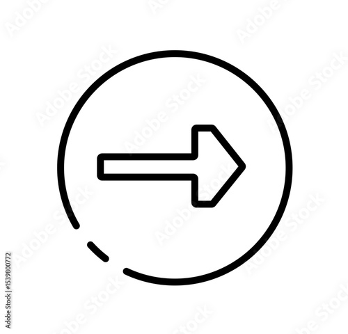 log in arrow vector icon
