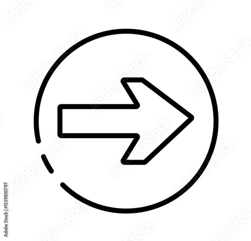 log in arrow vector icon