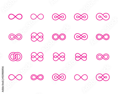 Infinity Loop icon set