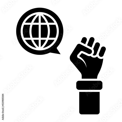 human right Solid icon
