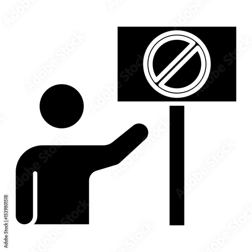 protester Solid icon