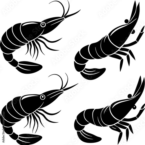 set of cartoon fishes